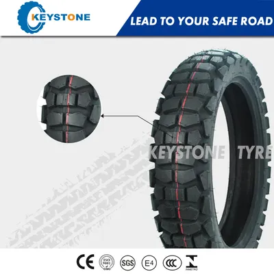 E-MARK Certificated Touring/Sports Motorcycle Tyre with High Mileage and High Grip 4.60-18, Tubeless Tyre, Motorcycle Tyre