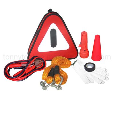 Car Repairing Tool Kit Emergency Auto Repair Set Car Tool Kit Warning Triangle Car Road Safety Emergency Tool Kit, Emergency Kit, Auto Emergency Kit image 4