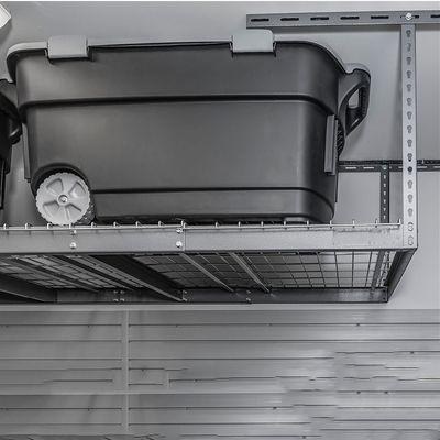 4X8FT Overhead Garage Storage Rack Ceiling Dropdown Adjustable Ceiling Garage Rack, Ceiling Storage Rack, Overhead Rack image 6