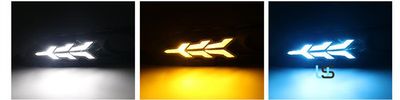 for Buick Regal 2014-2016 Daytime Running Lamp Brake Turn Signal Front Bumper Fishbone Fog Light, Body Kit, for Tuning image 6