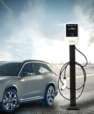Libya Charger Pile Station 220V AC 7kw EV Charger with 2.4 Screen Floor-Mounted Charging for Electric Car, Wall-Mounted Electric Car Charging, EV Charging Pile image 5