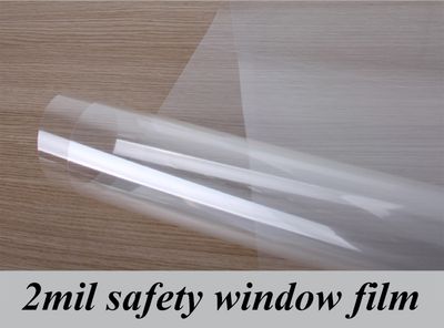 4mil Transparent Explosion-Proof Security Window Solar Film for Car, 4 Mil Security Film, Safety Car Window Film image 2