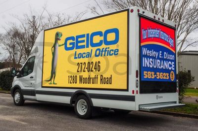P4 Digital Trucks Advertising Display Screen Signs LED Mobile Billboard, LED Screen Truck, LED Advertising Truck image 3