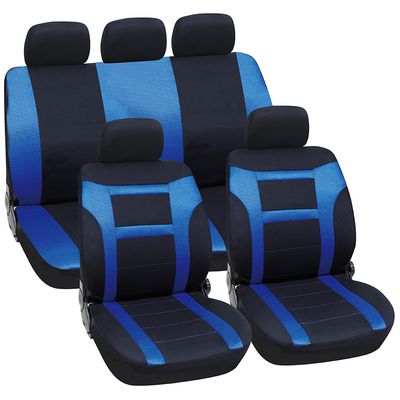 Car Seat Covers Full Set Universal Size Fit Front and Rear Seat Mesh Car Seat Cover with Airbag Compatible, Car Seat Cover, Seat Cover image 3