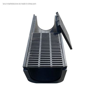 Plastic Drain Trench PVC HDPE Floor Stainless Steel Linear Rainwater Ditch Drainage Channel, Ditch Drainage Channel, Rainwater Ditch Drainage Channel image 4