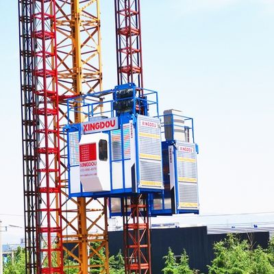 1ton 2ton Construction Building Lift for Goods and Man Hoist, Lift, 1t Construction Lift image 2