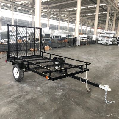 The United States Registered 5X8 5X10 6X12 7X14 Premium Powder Coated Mesh Floor ATV Landscape Trailer, Utility Trailer, ATV Trailer Kits image 2