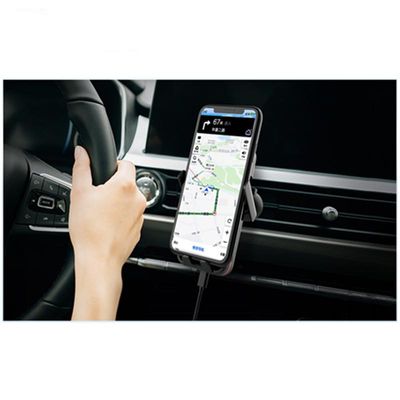 Professional Car Use Sensor Style Automatic One-Hand Lock 12W Wireless Fast Mobile Phone Charger for Auto Air Vent, Wireless Charger, Phone Accessories image 2