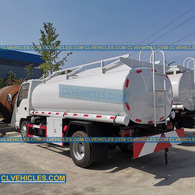 Frr Npr 4X2 130HP Oil Tanker Truck 5000L Diesel Tank Truck 5cbm Fuel Tanker, Fuel Tanker, Gasoline Tank Truck image 5