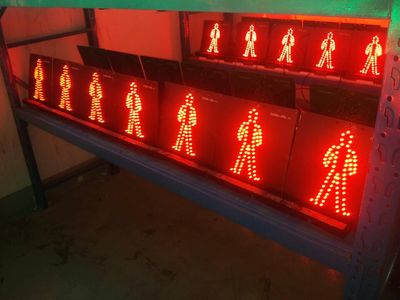 En12368 Approved High Flux LED Pedestrian Traffic Light / Traffic Signal, Traffic Signal Light, LED Traffic Light image 3