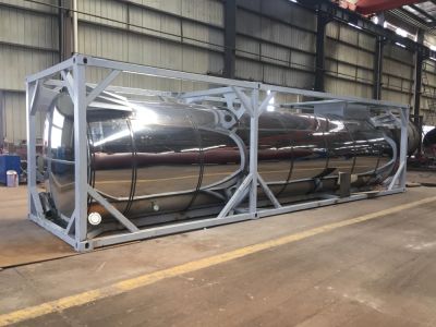 Phosphoric Acid Tank Container Swap Tank Insulated with Stainless Steel Steam Heating Pipe (Road Transport by 30FT ISO Container Trailers), Phosphoric Acid Tank, Phosphoric Acid Tank Container image 3