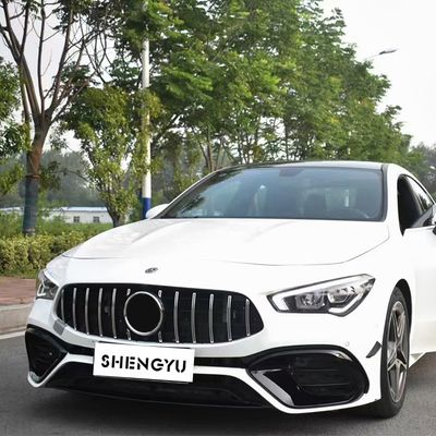 PP Material Wide Car Body Kit for Mercedes Benz Cla Class W118 Upgrade to Cla 45s Amg Model Include Front Bumper with Grille, Rear Diffuser Exhaust Pipe, Car Body Kit, Car Accessories image 3