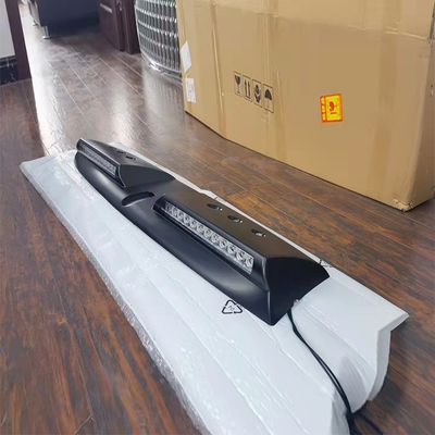 4X4 Matte Black Top Cover Front LED Car Roof Spoiler for Ford Ranger 2012-2022 2022, Roof Spoiler, Front Spoiler image 4