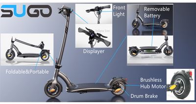 Newest Model E-Scooter Smart off Road Scooter Two Wheel Adult Electric Scooter, Electric Scooter, Scooter Electric image 5