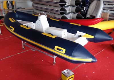 13.8FT 4.2m Canto Hypalon or PVC Inflatable Fiberglassboat Rib 420A with Ce Cert. in, Boat, Rib Boat image 3