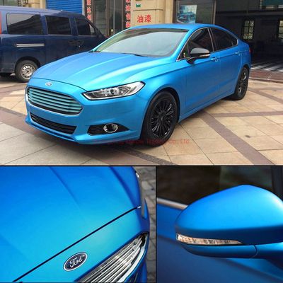 Bubble Free Car Body Sticker Removable Glue Chrome Metallic Blue Color Changing Car Wrap Vinyl, Car Wrap Vinyl, Car Film image 2