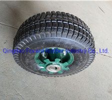 3.50-4 Heavy Duty Pnumaric Rubber Wheelbarrow Wheel for Tool Carts, Hand Trolley, Wheel, Wheelbarrow Wheel image 6