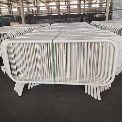 Galvanized or Painted White Spectator Controlled Barriers for Qatar, Crowed Control Barricades Manufacturer, Spectators Control Barrier image 2