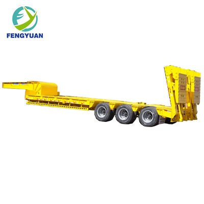 Afirca Market Popular Type Fengyuan Brand 3 Axle Lowbed Semi Trailer, Truck Trailer, Tractor Trailer image 2