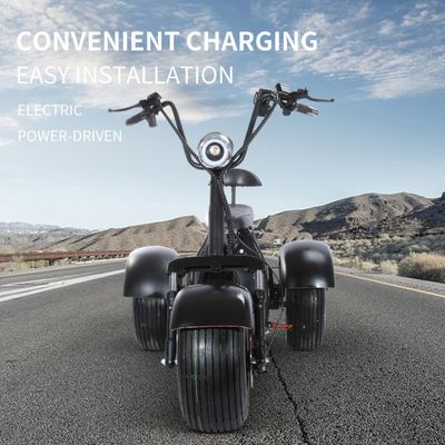 3 Wheels Electric Tricycle for Adult Wide Tire Front and Rear Shock Absorption Lithium Battery Removable Suitable for The City, Electric Tricycle, Adult Tricycle image 6