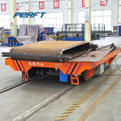 80 Ton Capacity Low Voltage Motorized Rail Flat Transfer Vehicle, Rail Flat Vehicle, Rail Transfer Vehicle image 6