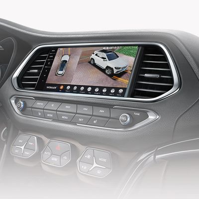 360 Full Bird View HD Night Vision Driving Assitant Monitor Car Camera (1280*720), Full View, Bird View image 2