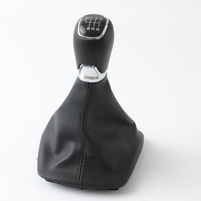 5 Speed Gear Stick Shift Knob with Leather Boot for Skoda Octavia A5 A6 Mk2 2009 2010 2011 2012 2013 Car-Styling Gear Knob, Shift Knob, Car Gear Knob image 5