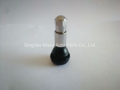 Schrade Tubeless Snap-in Valves Tr413AC Tr414AC with Colorful Valve Chrome Sleeve, Tr413, Truck Tire Valve Extensions image 4