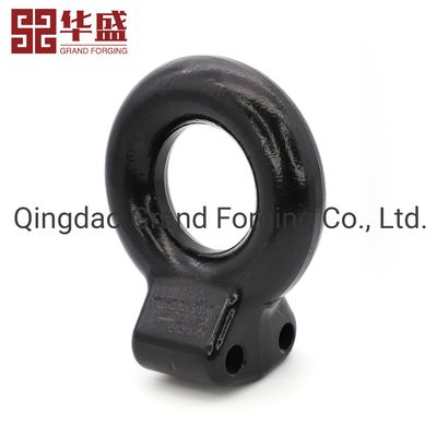 Heavy Duty 2-1/2'' 3'' Tow Bar Ring Truck Trailer Parts Hitch Towing Bolt-on Type 30t Pintle Adjustable Tow Eye, Tow, Trailer Ring image 2