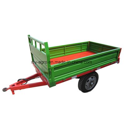 Hydraulic Power 1 Ton Small Farm Tractor Trailer, Farm Trailer, Tipping Trailer image 6