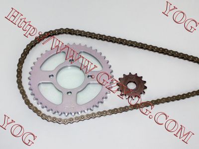 Motorcycle Parts Motorcycle Chain Sprocket Set for Suzuki En125 Gn125, Motorcycle Parts, Motorcycle Spare Parts image 2