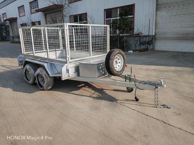 Hot Galivanized 8*5FT Box Trailer with Mechanical Brake Tandam Double Axis Trailer, Cage Trailer, Box Trailer image 6