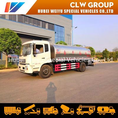 Dongfeng 10cbm 10tons Stainless Steel Material Milk Tank Transportation Fresh Milk Transport Tanker Truck, 10cbm Milk Tank Truck, Milk Tank Truck image 3