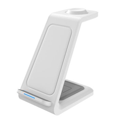 Portable 15W 10W Mobile Phone Wireless Charger Fast Charge 3 in 1 Stand for Phone Watch Pods, Wireless Charger, Car Charger image 3
