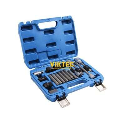 Viktec CE 18PC Alternator Freewheel Pulley Removal Set with Pully Removal (VT01318), Tool, Tool Set image 4