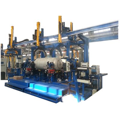 Vision Tracking System Used to Double Head Automatic Circumferential Welding Water Heaters, Vehicles Fuel Tank Cylinders Welding Machine, Welding Line, LPG Gas Cylinder image 5