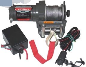 Winch High Performance ATV Recovery 1500lbs, ATV Winch, 12V DC image 3