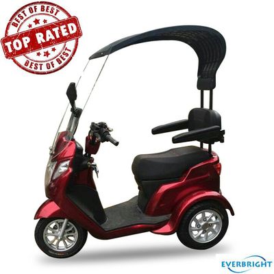 2022 Three Wheel Mobility Scooter with Lead Acid Battery, Electric Mobility Scooter, Disabled Motorcycle image 6
