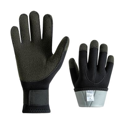 Basic Customization 3mm Neoprene Scuba Dive Kevlar Gloves Anti Cut Resistant, Bulletproof, Puncture Resistant Heat Resistant for Motorcycle, Diving, Kevlar Gloves, Diving Gloves image 3