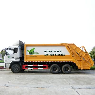Dongfeng 6X4 18 Ton Compactor 20cbm Rear-Loading 20m3 Compressed Garbage Truck, Compressed Garbage Truck, Compactor Garbage Truck image 4