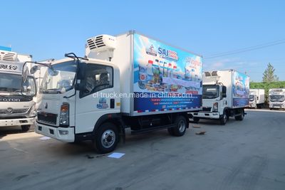 HOWO Foton Right Left Hand Drive Refrigerated Freezer Aumark 6tons 7tons 8tons Refrigerator Truck for Sale, Meat Refrigerator Truck, Foton Aumark Refrigerator Truck image 4