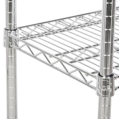 1800lbs Loadable 4-Layers mobile Storage Racks Wire Shelf Shelving, Wire Shelving, Storage Racks image 3