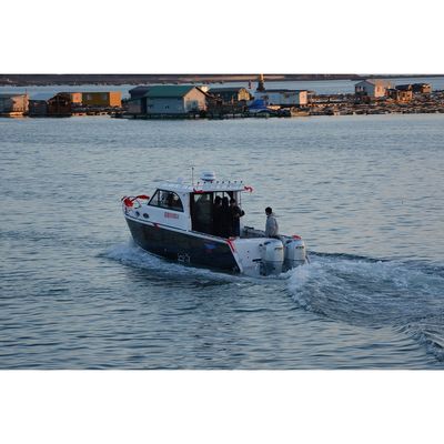 9.5m Aluminum High Speed Boat for Fishing or Sport Cabin Boat with Outboard Engine, Yacht, Motor Yacht image 2