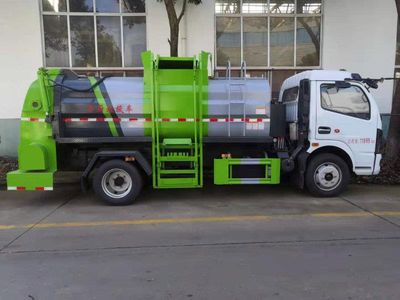 DFAC 5m3 Side Load Garbage Compactor Truck with Compression Function, Ketchen Trash Truck, Ketchen Trash Collecting Truck image 3