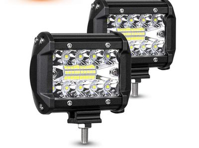 Driving Offroad Light Bar Boat Car Tractor 4X4 SUV ATV 12V 24V 4inch Bar LED 60W LED Work Light Bar, 4 Inch LED Work Light Bar, 3.8'' LED Light Bar image 2
