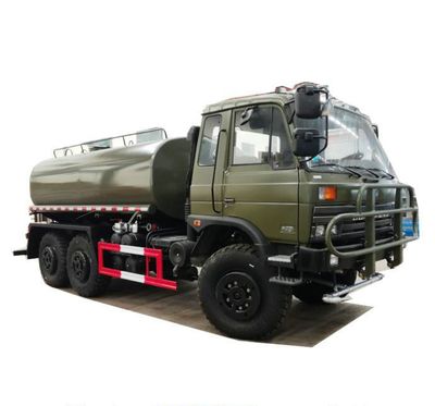 Dongfeng 6wd off Road Spray Water Sprinkler Truck 9tons (6X6 Tanker Bowser with Pump), Water Truck, Water Tanker image 2