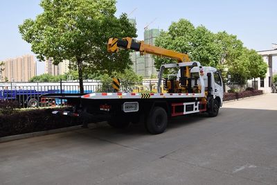 One-Pull-Two Road Wrecker with 3-5ton Crane, Road Recovery Flatbed Tow Truck for Sale, Wrecker Tow Truck, Tow Truck image 3