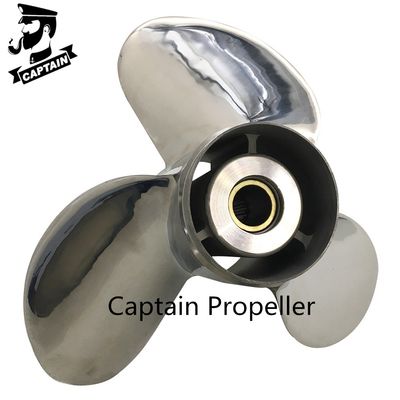 13.8X21 Outboard Engine Stainless Steel Propeller for Mercury Motor 40-140HP, Outboard Engine Propeller, 13.8X21 Mercury Propeller image 3