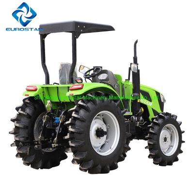 B China Tractor 60HP 70HP 80HP 90HP Mini Tractor Agriculture Machinery Equipment 4WD Garden Farm Tractors with Front Loader for Farmland, Farm, Vegetable Garden, Tractor, Farm Tractor image 3