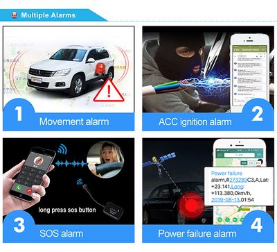 High Temperature Resistance GPS with Fuel Sensor Temperature Sensor Alcohol Sensor Speed Limiter Car Tracker (Tk108-DI), Speed Limiter, Alcohol Sensor image 5